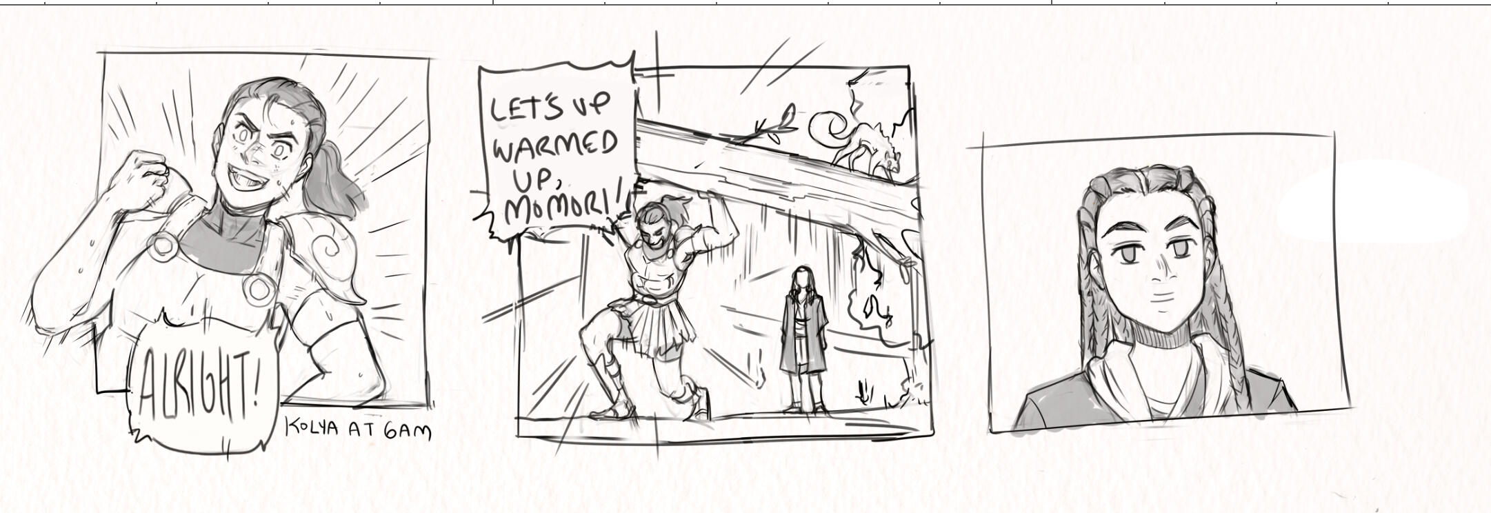 Kolya&#39;s Workout Routine [Art by Maddie]