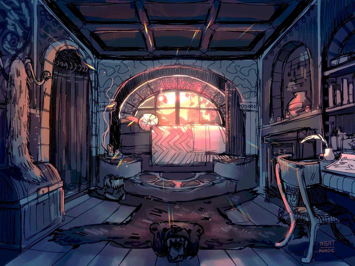 Mateo&#39;s Bedroom [Art by Night_Margie]
